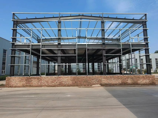 Dubbele Anticorrosieve het Staal Prefabgebouwen van het Verdiepingsq235b Q345B Metaal