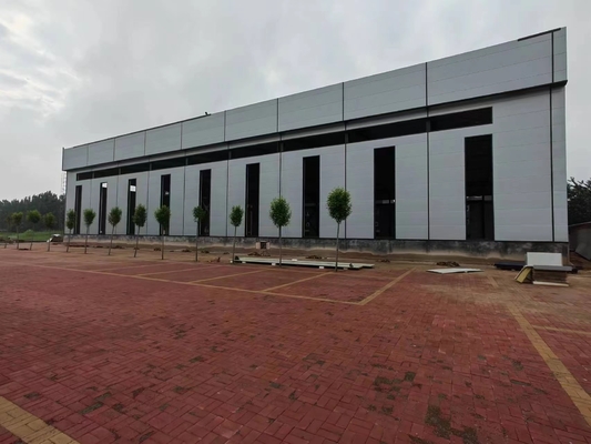 Van het het Pakhuisstaal van het geluidsisolatie de Q345 Geprefabriceerde Metaal de Structuurbouw