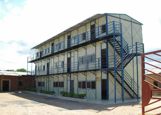 De lichte van het de Structuur Prefabhuis van het Maatstaal Prefabvilla voor Woonplaatsweerbestendigheid