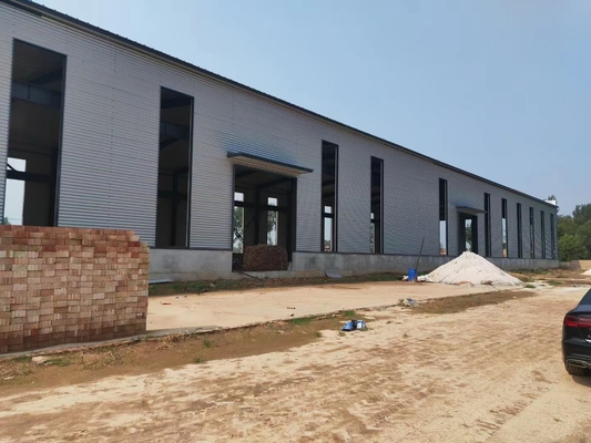 Geprefabriceerd huis die de Structuurworkshop van het Hete Onderdompelings Gegalvaniseerde Staal voor Industrieel Gebruik bouwen