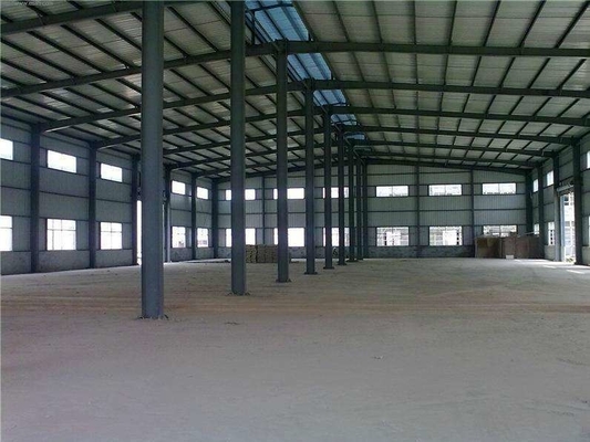 Sterk voorgefabriceerd magazijngebouw Hoofdstructuur C-balk H-balk voor industrieel gebruik