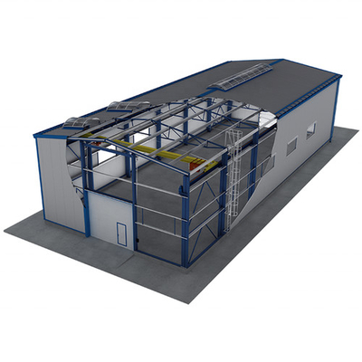 Gepersonaliseerd logo Staalstructuur Warehouse gegalvaniseerde Ridge Cap Aanpassing