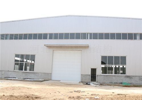 Efficiënte opslagoplossing Staalstructuur Warehouse Hot Dip gegalvaniseerd met rollende deur