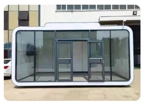 Voorafgebouwde mobiele staalconstructie Gebouw Apple Cabin Tiny House