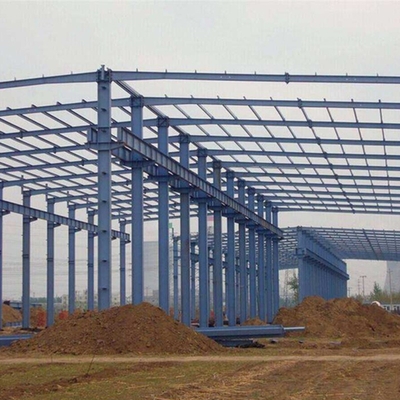 Voorgefabriceerd staal H-frame magazijn / staalconstructie