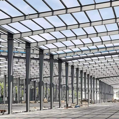 Voorgefabriceerd metalen frame staal structuur magazijn gebouw
