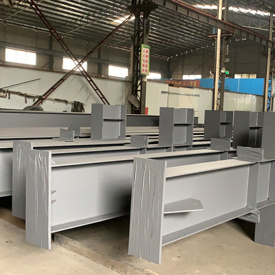 Prefab metalen daken zware structuur staal frame bouw magazijn