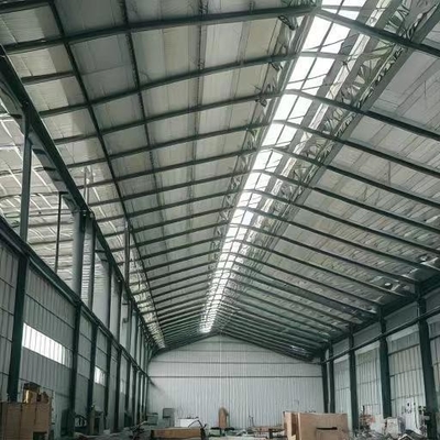 Voorgefabriceerde industriële H-staalconstructie