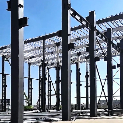 Moderne geprefabriceerde staalconstructie Gebouw Geprefabriceerd staal magazijn