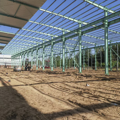 Werkplaats voor geprefabriceerde staalconstructies