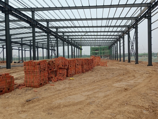 Pas structurele prefab metalen staalconstructie aan voor industrieel bouwen