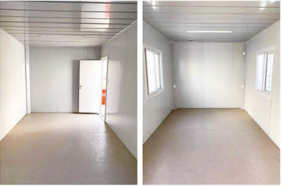 Het geprefabriceerde Draagbare Mobiele Uiterst kleine Huis van de het Pakcontainer van de Huisluxe Vlakke