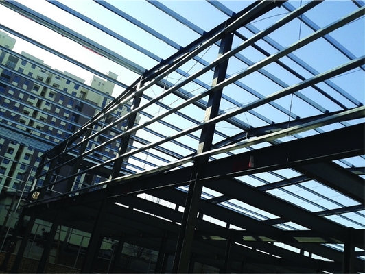 Q355 Geprefabriceerd de Structuurpakhuis van het Grote Spanwijdte Licht Staal