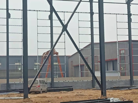De koude vormde de Lichtgewichtbundels van het Staaldak voor het Winkelen Zaal