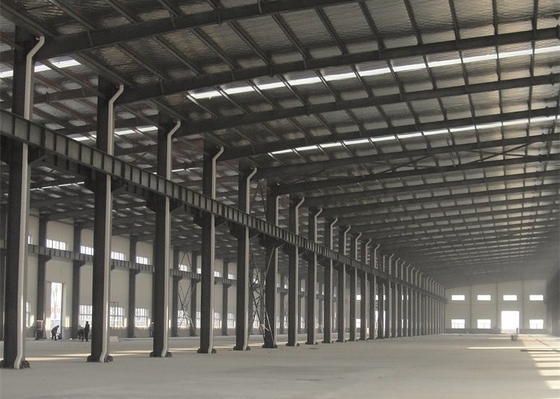 Het hete Gegalvaniseerde Q355B-Pakhuis van het de Workshopfabriek Geprefabriceerde Metaal van de Staalstructuur