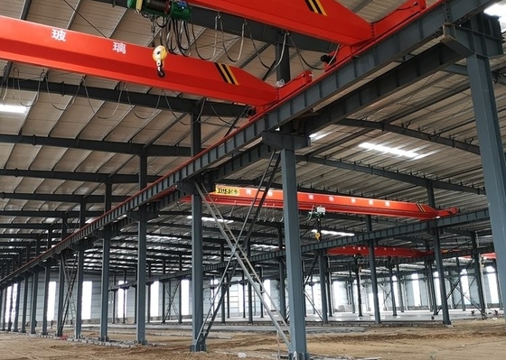 Het Prefabmetaal die van Ce Crane Workshop Steel Structure Houses ontwerpen