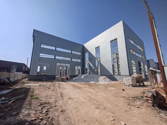 De geschilderde Geprefabriceerde Workshop van de het Staalstructuur van het Staalkader Industriële Chemische