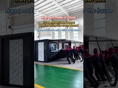 20 voet grijs gesneden plank uitbreiding container huis